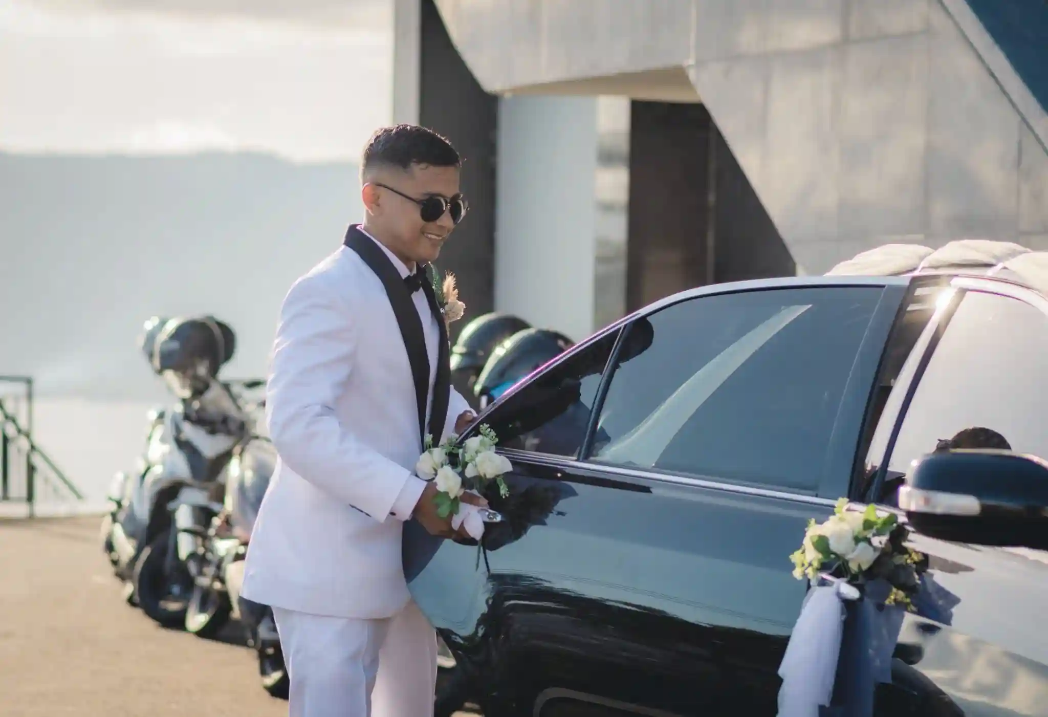 Which luxury vehicles are best for wedding transportation?